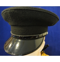 Black Peaked Cap